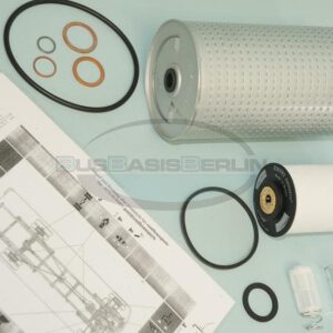 "BusBasis-Filterpaket" + Abschmierplan ! Filter - Paket Mercedes 613 bis 12/77